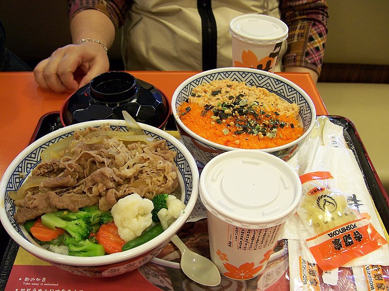 File:Lunch at Yoshinoya HK by Kansir.jpg