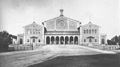 Centralbahnhof, rond 1854