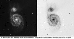 M51, The Whirlpool galaxy