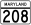 MD Route 208.svg