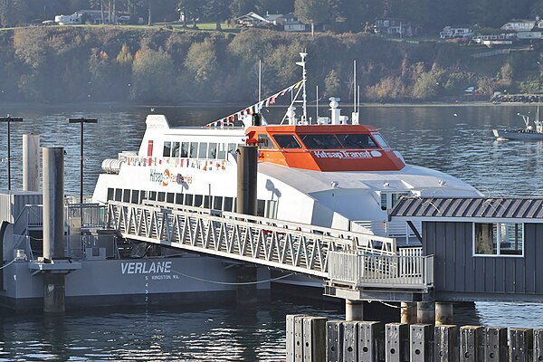 M/V Finest at the Kingston ferry terminal, 2018