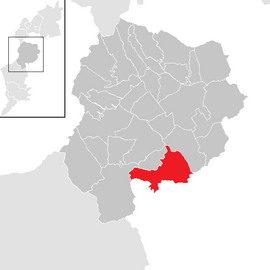 Poloha obce Mannersdorf an der Rabnitz v okrese Oberpullendorf (klikacia mapa)