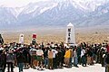 Interfaith Memorial Service at the 33rd Annual Manzanar Pilgrimage, April 27, 2002. -- Photo courtesy of Tom Walker, Manzanar Committee