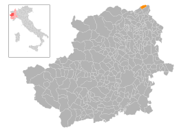 Carema - Mapa