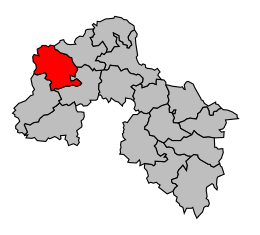 Canton de Fresnay-sur-Sarthe - Carte