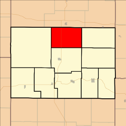 Map highlighting Paw Paw Township, Elk County, Kansas.svg