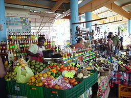Marknad i Sainte-Anne