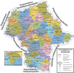Plan województwa mazowieckiego