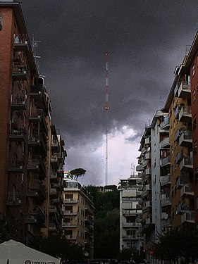 Mast radiator in Rome