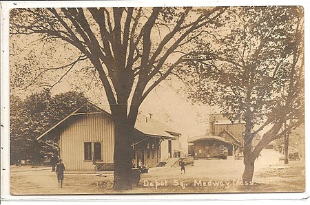 Medway station postcard