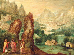 5. Paysage avec la rencontre sur le chemin d’Emmaüs, Musée de l’Art wallon, Liège.