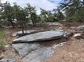 Sign near the summit Millbrook Mountain Sign.jpg