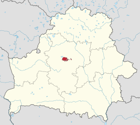 Poziția localității Minsk