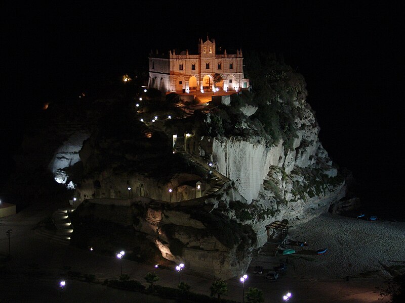 File:Monastery of Santa Maria Dell'Isola in Tropea.jpg