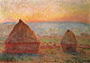 Monet tahıl yığınları-at-giverny-sunset W1213.jpg