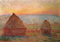 Grainstacks at Giverny, Sunset Monet grainstacks-at-giverny-sunset W1213.jpg