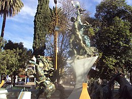 Monument auf der Plaza von Cliza