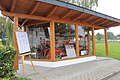 Deutsch: Kleine permanente historische Schau der FF Moosbach neben dem Feuerwehrhaus