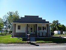 The post office for Morton, NY, which is located on County Line Road. Morton, NY Post Office.JPG