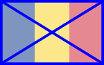 Thumbnail for File:NATO Map Symbol - Romanian Infantry.svg