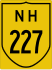 National Highway 227 marker