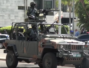 Special Forces on a Agrale Marrua Vehicle