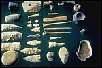 Selection of prehistoric tools