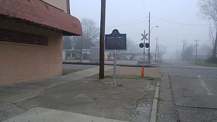 Nelson Street Mississippi Blues Trail Marker