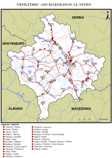 Neolithic sites in Kosovo