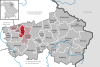 Lage der Gemeinde Neusorg im Landkreis Tirschenreuth