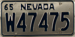 Nevada License Plate 1965v2.png