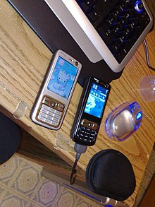 N73 2006 (left) and Music Edition 2007 (right) Nokia N73 Both Editions.jpg
