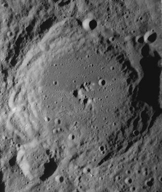 <span class="mw-page-title-main">Wiener (crater)</span> Feature on the moon