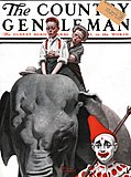 Omslag till Country Gentleman, av Norman Rockwell 1919.