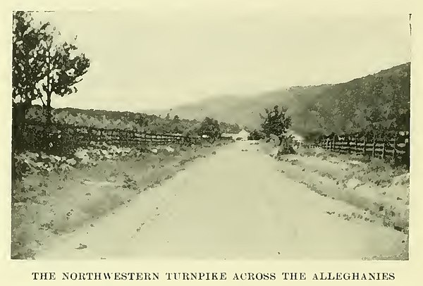 Northwestern Turnpike, circa 1908