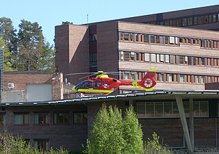 Arendal Heliport, Hospital