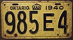 ONTARIO 1940 license plate (2289525637).jpg