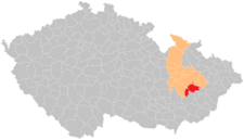 Správní obvod obce s rozšířenou působností Přerov na mapě