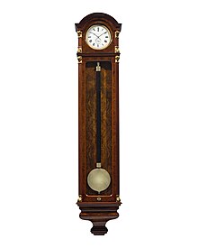 One-Year German Regulator Clock. Circa 1850 One-Year German Regulator Clock.jpg