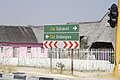 robot (= traffic light) on an intersection in Namibia