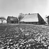 Boerderij "Tichelhof". Rieten schilddak. Vensters met roedenverdeling en met luiken behangen. Achtergevel met onderschoer