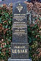 English: Gravestone of family Lesiak Deutsch: Grabstein der Familie Lesiak