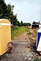 former rail track in Pirna (alte Trasse in Pirna, Dippoldiswalder Straße)