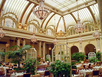 The Garden Court at the new Palace Hotel