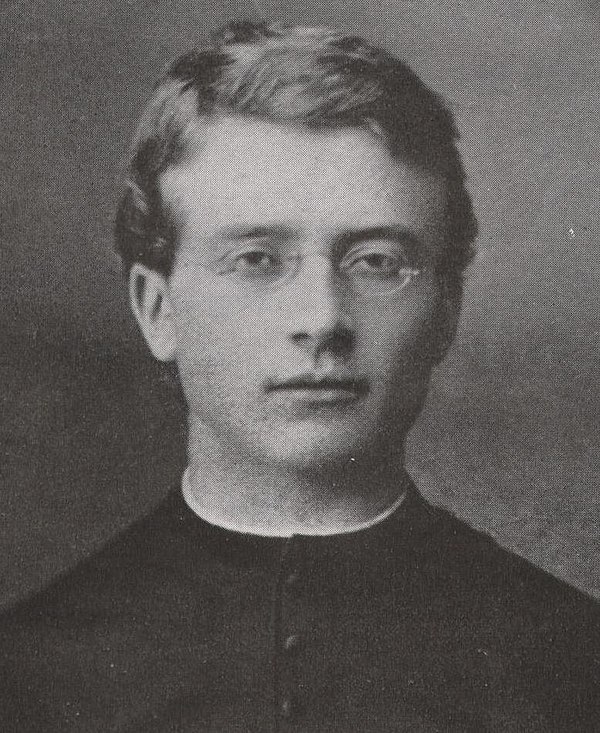The young Ratti as a newly ordained priest