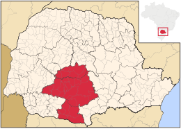 Centro-Sul Paranaense - Carte