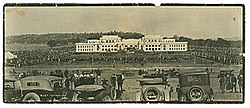 The opening of Parliament House in May 1927. Parliamenthouse2.jpg
