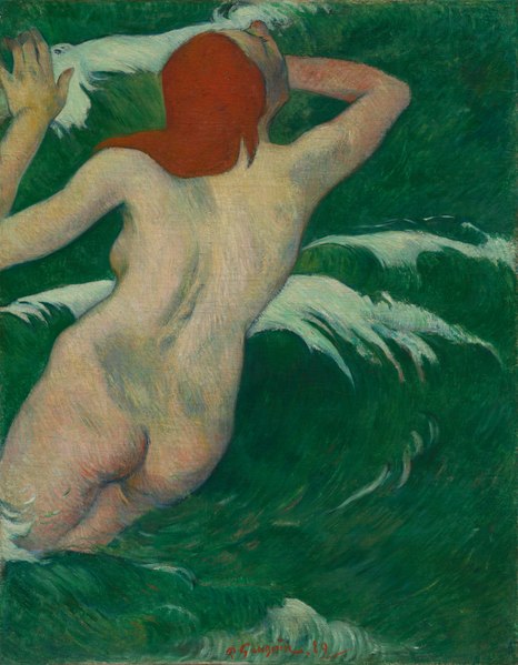 File:Paul Gauguin - In the Waves (Dans les Vagues) - 1978.63 - Cleveland Museum of Art.tiff