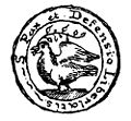 Sigillum magistratuum Dieci di Balia ('Decem Libartatis et Pacis'), Florentiae, saeculo quinto decimo
