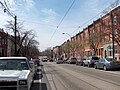 West Girard Avenue, Fairmount, Philadelphia, PA 19130, looking west, 2900 block